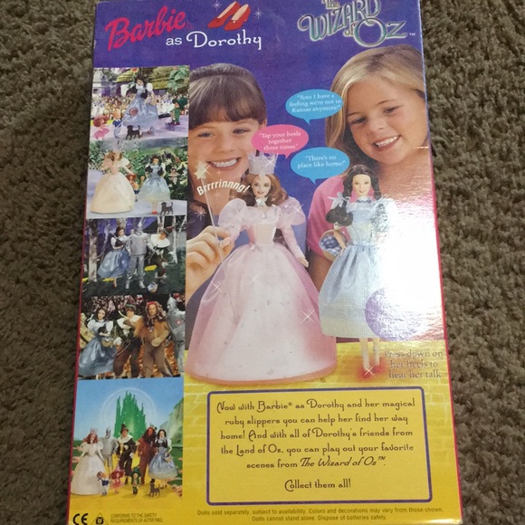 Vintage New in Box 1999 Mattel Barbie "Dorothy" The Wizard Of Oz with Toto. - Picture 5 of 9